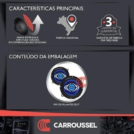 Falante 5 Polegadas Hurricane CM5: Som Potente! - imagem 2