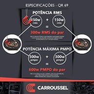 Kit Falantes Hurricane Platino: Som Potente! - imagem 2