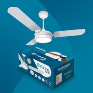 Ventilador de Teto Beltempo Brizzo 220V com LED 6500K e Pás em MDF - Silencioso e Potente - imagem 2