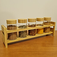 Potes de Tempero com Bambu: Organize sua Cozinha! - imagem 1