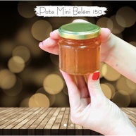 Potes de Vidro 150ml: Mini Belém + Tampa - imagem 1