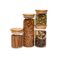 Potes de Vidro com Bambu Oikos: Organize com Estilo! - imagem 1