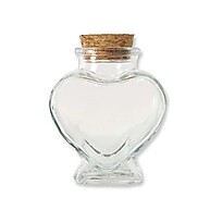 Potes de Vidro Coração 70ml: 50 Unidades! - imagem 1