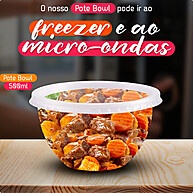 Potes Descartáveis 250ml: Kit com 60! - imagem 1