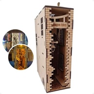 Aparador de Livros Harry Potter Beco Diagonal Iluminado - MDF Bege para Decoração Geek - imagem 5