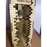 Aparador de Livros Harry Potter Beco Diagonal Iluminado - MDF Bege para Decoração Geek - imagem 1