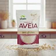 Kit com 3 Pouchs de Farelo de Aveia sem Glúten de 200g cada - Vitalin - imagem 3