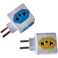 Adaptador Cubo 3D Power: 4 Tomadas (3x10A + 1x20A) Bivolt Automático - Cores Sortidas - imagem 5