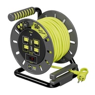 Masterplug Power At Work: Extensão 4 Tomadas + 2 USB, Cabo 1.5m Verde Alta Visibilidade - imagem 2
