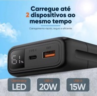 Power Bank 10000mAh Turbo 22.5W com Display LED - Carregamento Rápido PD - imagem 5