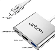 Adaptador USB-C 3 em 1: HDMI 4K, USB 3.0 e Power Delivery para seu Mac e PC - imagem 4