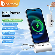 Power Bank Portátil 5000mAh: Carregue Fácil! - imagem 1