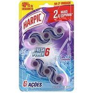 Harpic Bloco Sanitário Fresh Power 6 Lavanda - 2 Unidades | Fragrância Duradoura e Limpeza Profunda - imagem 2