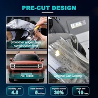 Película PPF TPU 8,5 Mil para Faróis Hyundai Santa Fe 2024 - Proteção Transparente contra Arranhões - imagem 4