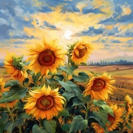PRASIO Kit de Pintura por Números para Adultos - Flores | Tela com Pintura DIY Fácil em Acrílica para Iniciantes - imagem 1