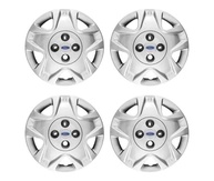 Jogo de Calotas Aro 14 Prata para Ford Fiesta Hatch e Sedan (2011-2012) - Design Moderno e Emblema Exclusivo - imagem 2