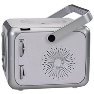 Boombox Jensen Prata com Bluetooth e CD: Som Clássico com Tecnologia Moderna - imagem 3