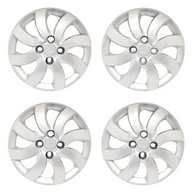 Kit 4 Calotas Aro 14 Prata para Palio Attractive - Design Moderno e Proteção - imagem 1