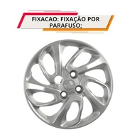 Calota Aro 14" Prata Uno Attractive 2015/16 - Jogo c/ 4 Calotas Grid - imagem 4
