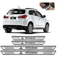 Soleira Platinum Mitsubishi ASX 2010-2020 4 Peças Prata - Proteção e Estilo Premium - imagem 2