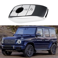 Kit 2 Capas Protetoras Premium Prata para Chave Mercedes Benz (A, B, C, E, G, GLA, GLC, GLS, GLE) - imagem 3
