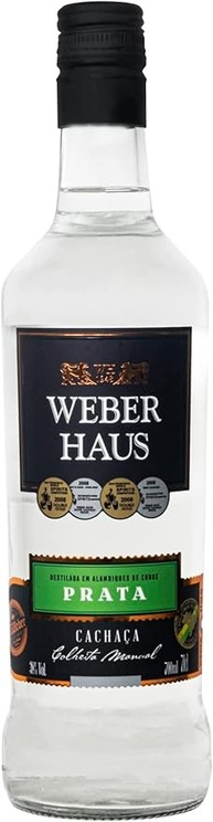 Weber Haus Cachaça Prata 700Ml - imagem 1