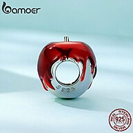 Charme Maçã Bamoer 925: Elegância em Prata - imagem 2