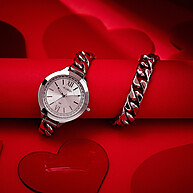 Relógio Euro Feminino Chains: Elegância em Prata - imagem 2