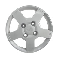 Calota Aro 13 Ford Ka 2008+ Prata - Design Grid com Fixação Segura por Parafuso - imagem 1