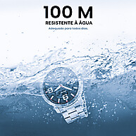 X-Watch: Relógio Masculino em Aço Inox Prata - imagem 2