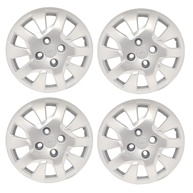 Kit 4 Calotas Prata Aro 14 Para Ford Ka Hatch Sedan Plus 2019 2020 - Design Moderno - imagem 1