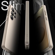JETech Capa Slim Fit Samsung Galaxy S25 Ultra 5G: Proteção Total Câmera, Fina e Fosca (Sombra Prata) - imagem 4