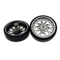 Rodas e Pneus Upgrade para Caminhão RC - Prata (2 Unidades) - imagem 2
