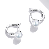Brincos de Concha Bamoer 925: Elegância Prateada - imagem 2