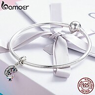 Charme Lua e Estrelas Bamoer 925: Elegância Prateada - imagem 2