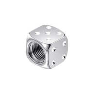 Tampas de Válvula de Pneu com Design de Dados Prateados - Estilo e Proteção para Seu Veículo - imagem 1