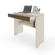 Escrivaninha com Gaveta e Prateleira - Mesa de Computador Moderna para Estudo e Escritório - imagem 2