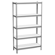 Estante de Aço 5 Prateleiras Reforçada - Ideal para Lojas, Estoque e Almoxarifado | Fácil Montagem, 30Kg por Prateleira - imagem 1