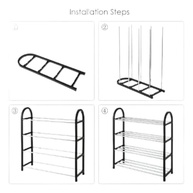 Sapateira Vertical com 4 Prateleiras - Organize Até 8 Pares de Sapatos com Estilo - imagem 5