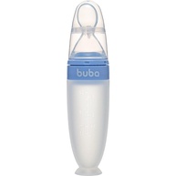 Colher Dosadora em Silicone com Ventosa Azul - Segura, Higiênica e Prática para Bebês - imagem 1
