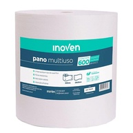 Inoven Pano Multiuso Tipo Perfex - Rolo 300m Branco 28x50cm | Limpeza Prática e Sustentável - imagem 1