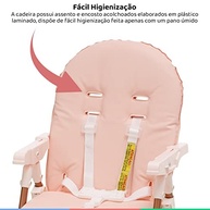 Galzerano Cadeira de Bebê Alimentação até 23kg - Nick Rose | Segura, Confortável e Prática - imagem 5