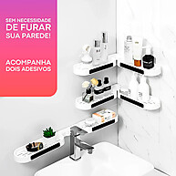 Prateleira de Parede para Banheiro Moderno e Prática - imagem 2