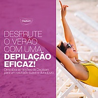 Folhas Prontas Facial Depilsam Ouro: Depilação Rápida e Prática - imagem 2