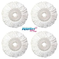 Kit 4 Refis de Microfibra 16cm para Mop Giratório Perfect Pro e Move 360 - Limpeza Profunda e Prática - imagem 3