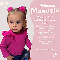 Presilha para Bebê com Mini Pompom – 2 Peças Fofas e Práticas - imagem 1