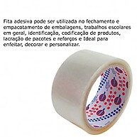 Fita Adesiva Transparente: Embalagens Seguras e Práticas - imagem 2