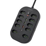Régua de Energia Inteligente: 10 Tomadas + 3 USB + 1 USB-C | Segurança e Praticidade - imagem 2