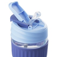 Pimpolho Copo 2 em 1 Canudo e Bico 350ml Azul - Praticidade e Segurança para Bebês - imagem 3