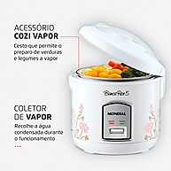 Panela de Arroz Elétrica Mondial Bianca Rice 5: Praticidade! - imagem 2